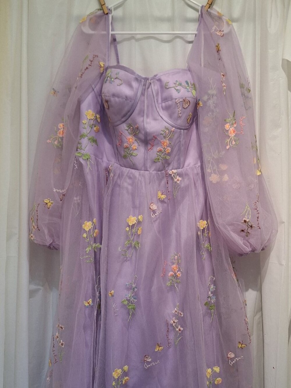 Inspired by Glinda; Beautiful Lilac ‘Fairy’ or ‘Princess’ Dress Size 22 PLUS S
